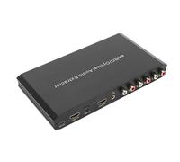 GOWENIC Extracteur de Son Optique EARC, Adaptateur Audio 24 Bits 192 KHz, Prend en Charge les Canaux 7.1 5.1 2.0, Convertisseur DAC, avec Sortie HDMI 3,5 Mm, pour Système de