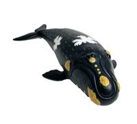 GOWENIC Figurine de Baleine à Bosse en Caoutchouc Souple, Modèle Animal de Simulation d'océan pour Enfants de 3 Ans et Plus, Jouet de Créature Marine Réaliste, Jeu Sensoriel d'apprentissage