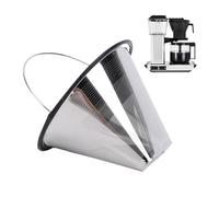 GOWENIC Filtre à café en Acier Inoxydable pour KBGV KBT, Cône Métallique sans Papier, Filtre à café à une Tasse, Panier, Maille Ultra Fine, Réutilisable, Facile à Utiliser
