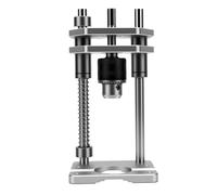 GOWENIC Fixation de Gabarit de Perçage Mandrin 3/8-24UNF |Guide Portable en Aluminium 6061, Course de 3,8 Pouces, pour le Travail du Bois