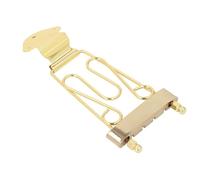 GOWENIC Guitare Trapeze Bridge 4 Cordes Or Cadeau Musiciens | Archtop Jazz Hardware, partie semi-creuse, finition élégante, selle réglable