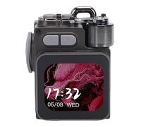 GOWENIC Haut-Parleur Bluetooth 5.4 Portable |Haut-Parleur à écran Tactile en Métal RVB pour Appels de Jeux de Musique en Plein Air, Transmission de 15 M, Autonomie de 4 à 6 Heures