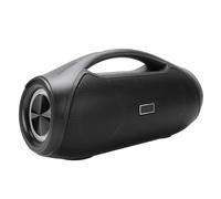 GOWENIC Haut-Parleur Bluetooth, Son Puissant de 80 W, Amélioration des Basses, Effets D'éclairage Dynamiques, Durée de Vie de la Batterie Très Longue, avec Lumières RVB, pour (Double Micro)