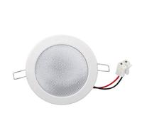 GOWENIC Haut-Parleur de Plafond de 4 Pouces, Montage encastré 8 Ω avec Pince à Ressort pour Une Installation Facile, Grand Pilote Magnétique pour des Basses Riches, Un Son Clair avec