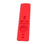 GOWENIC Housse de Télécommande en Silicone Antidérapante pour Mi Box S |Peau de Protection Antichoc avec Lanière, étui en TPU Durable pour Mi TV Stick, Violet (Rouge)