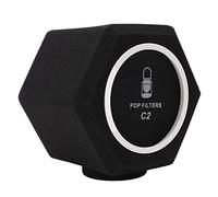 GOWENIC Housse en Mousse pour Microphone d'étanchéité à 5 Côtés, Bonnette Anti-vent C2 |Éponge de Réduction du Bruit Haute densité pour Cabine d'isolation de Studio