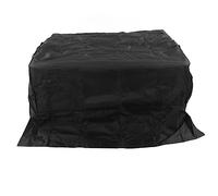 GOWENIC Housse Universelle pour Barbecue 81x66x61cm |Tissu Oxford Imperméable, Résistant à la Pluie, à la Poussière, au Soleil, pour l'extérieur, Fumeur de Charbon de Bois, café Beige (Black)