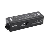 GOWENIC Isolateur de Signal Sonore de 6,35 Mm pour Une élimination Claire du Bruit, Conception en Alliage D'aluminium Durable pour Guitares électriques et Pianos Numériques