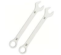 GOWENIC Jeu de Clés Mixtes 12 Pans 24 Mm, 2 Pièces xtrémité Ouverte et à extrémité Carrée en Acier à Haute Teneur en Carbone pour la Maintenance de l'installation