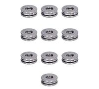 GOWENIC Jeu de Roulements à Billes Axiaux Miniatures 10 Pièces |Palier de Butée d'avion 51101, 12Mm Id 26Mm Od, Roulements Métalliques Détachables de Haute Précision pour Crochets de Grue, Pompes