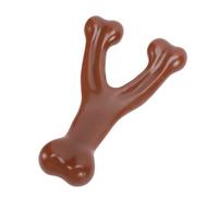 GOWENIC Jouet à Mâcher en Nylon pour Chien, Forme D'os, Saveur Bacon, | Robuste et durable, action de nettoyage des dents, conception de bras en forme de Y, chiot de taille moyenne et grande