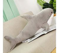 GOWENIC Jouet en Peluche de Dessin animé, Tissu Doux, Poupée d'animaux Aquatiques de L'océan pour Enfants, 45cm, Bleu, Bonnes Idées pour Les Anniversaires et Noël (Grey)