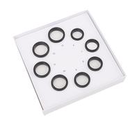 GOWENIC Kit Baguier en Plastique : 8 Tailles 6 à 13 |Outil de Mesure Intelligent des Bagues pour les Modèles de santé