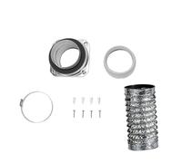 GOWENIC Kit de Raccord de Sécheuse à Aimant à Connexion Rapide 4 Pouces | Joint auto-alignant, adaptateur d\'échappement sécurisé, conduit flexible en aluminium, ajustement décalé permettant