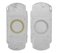 GOWENIC Kit de Remplacement de Boîtier Complet pour Console 1000 avec Boutons et Jeu de Tournevis, Matériau PC Anti-rayures, Couvercle de Plaque Frontale Antichoc, Bleu (Transparente)