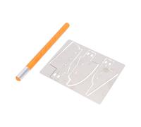 GOWENIC Kit de Scie à Main pour Projets Miniatures, Ensemble d'outils de Scie à Modeler de Précision avec Poignée Ergonomique pour l'artisanat en Plastique et en Bois (Modèle B)