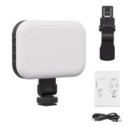 GOWENIC Lampe de Remplissage de Téléphone Rechargeable 2200 MAh, 60 Perles LED, 3 Modes D'éclairage, 10 Niveaux de luminosité, Conception à Clipser pour Une Lumière de Remplissage Optimale,