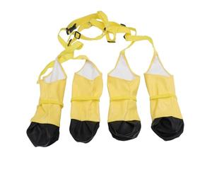 GOWENIC Leggings Antidérapants pour Bottes de Chien |Protecteur de Patte Imperméable pour Chiens de Petite et Moyenne Taille, Chaussures Anti-saleté et Anti-Abrasion avec Jarretelles et Laisse (S)