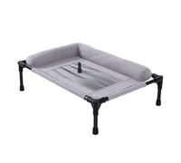 GOWENIC Lit pour Chien surélevé et Rafraîchissant avec Cadre Robuste et Respirante pour Animaux jusqu'à 30 Kg 32,6 X 24,8 X 6,69 Pouces (83 * 63CM)