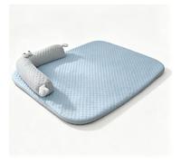 GOWENIC Lit Rafraîchissant pour Chat avec Oreiller, Design Doux et Respirant pour Un Confort d'été, Idéal pour Les Animaux de Petite et Grande Taille, Matériau en Tissu Léger (80x6 0cm/31,5x23,62