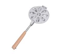 GOWENIC Machine à Biscuits Antiadhésive en Alliage D'aluminium, 12 Trous, Facile à Nettoyer, Poêle à Biscuits pour la Cuisson à Domicile (SILVER)