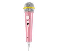 GOWENIC Microphone Enfant Bleu |Micro Chantant de Musique Bluetooth pour Fête de Contes d'enfants (Pink)