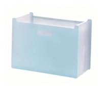 GOWENIC Organisateur de Dossiers en Accordéon A4, Porte-documents Extensible à 24 Poches pour Fournitures Scolaires de Bureau, Rangement de Papier Multicouche avec Poignée, Dossier de Fichiers (BLUE)