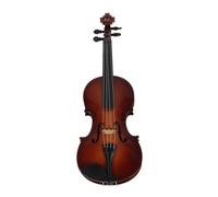 GOWENIC Ornement de Violon Miniature Exquis |Modèle d'affichage en Bois fabriqué à la Main avec Support et étui pour Décoration de Table de Bureau