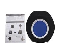 GOWENIC Pare-brise de Micro en Mousse Acoustique de Studio Professionnel, Couvercle de Réduction de Bruit Portable avec Filtre Anti-pop en Maille pour Micro, Pare-brise Universel pour