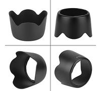 GOWENIC Pare-Soleil en Plastique Noir ET-60II pour Objectif 75-300mmf 4-5.6 III USM/EF S 55-250mm is, évite L'éblouissement Lors de la Prise de Vue en Contre-Jour (ET-60II)