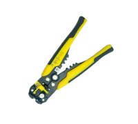 GOWENIC Pince à Dénuder pour électricien |Pince Coupante à Sertir Multifonctionnelle à Poignée Isolée (YELLOW)