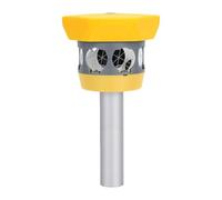 GOWENIC Prisme d'arpentage à 360 Degrés 0 Mm, Ajustement Constant pour Station Totale, Interface de Filetage 5/8-11, Prisme Réfléchissant avec Niveau à Bulle pour Toutes les Réflexions