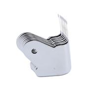 GOWENIC Protecteur D'angle de Haut-parleur, Fer Robuste, Protections D'angle de Haut-parleur, Installation Facile, pour -parleurs de Scène, Amplificateur de Guitare, Meubles