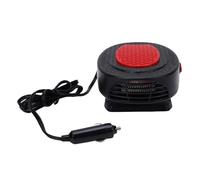GOWENIC Radiateur de Voiture 12V, 150W 2 en 1 Chauffage et Refroidissement du Ventilateur de Pare-Brise Defroster, Rotatif à 360 Degrés, Refroidissement du Chauffage Rapide, pour la (Rouge)