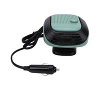 GOWENIC Radiateur de Voiture 12V, 2 sur 1 Chauffage Rapide Dégivrant Le Pare-Brise Décoller à 360 Degrés Rotatifs Réglables, pour la Plupart (Vert foncé)