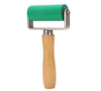 GOWENIC Rouleau de Couture en Silicone avec Pression Résistante aux Hautes Températures, Rouleau de Pression Manuel avec Manche en Bois de Hêtre pour les Tâches de Soudage du PVC