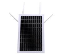 GOWENIC Routeur Modem 4G LTE à énergie Solaire, Routeur Wi-FI sans Fil avec Panneau Solaire 15 W et Boîtier IP66, pour Caméra de sécurité RV, Streaming Extérieur, Travail à Distance (UE)