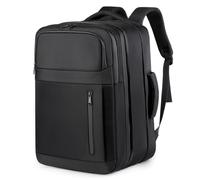 GOWENIC Sac à Dos de Voyage Sous Vide avec Pompe, Bagage à Main Extensible de 36 à 55 L avec Sangle de Valise, Convient à un Ordinateur Portable de 17,3 Pouces