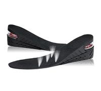 GOWENIC Semelle Intérieure pour Augmentation de la Hauteur Hommes Femmes PVC Sport Absorption des Chocs Chaussure Ascenseur Inserts Respirant et Confortable pour une Confiance élégante Matériau PVC