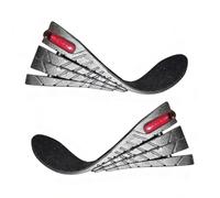 GOWENIC Semelle Intérieure pour Augmentation de la Hauteur Hommes Femmes PVC Sport Absorption des Chocs Chaussure Ascenseur Inserts Respirant et Confortable pour une Confiance élégante Matériau PVC