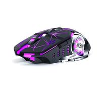 GOWENIC Souris sans Fil Rechargeable, Prise en Main Confortable, Expérience Utilisateur Fluide et Immersive, avec Fonction Muet, pour Le Travail sur PC ([Q13 Double Mode] Blanc Perle)