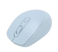 GOWENIC Souris sans Fil, Souris Bluetooth sans Fil à Double Mode, Réglable DPL à Trois Niveaux, 800, 1200, 1600, Silencieux pour L'étude de la Bibliothèque, Salle de Classe (Bleu Clair)