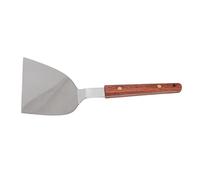 GOWENIC Spatule pour Gril Multifonction |Flipper à Hamburger en Acier Inoxydable avec Manche en Bois pour Steak, Poisson, Boulette d'œuf, 4,7 Pouces (120MM)