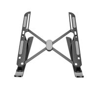 GOWENIC Support Ordinateur Portable en Aluminium Réglable, 10 Niveaux, | Refroidissement portable pour bureau à domicile, capacité robuste de 22 lb, appareils universels de 17 pouces, sac de