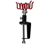 GOWENIC Support pour Aérographe pour 2 Aérographes, Pince sur Support de Table avec Rotation à 360°, Organisateur de Kit de Peinture pour Artistes Débutants et Professionnels