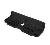 GOWENIC Tapis de Robinet en Silicone, Plateau de Séchage Protecteur pour évier de Cuisine, Tapis de Vidange pour Comptoir (BLACK)