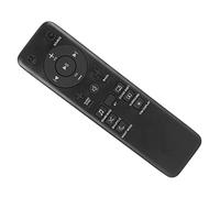 GOWENIC Télécommande de Remplacement pour Barre de Son, pour Haut-Parleur Bar 5.1 2.1 3., Télécommande Sonore Abs Durable, Facile à Utiliser, Alimentée par Batterie