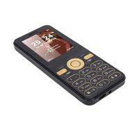 GOWENIC Téléphone Portable Senior Ultra Fin, Grand Volume, Gros Boutons, avec Lampe de Poche, Support Double SIM (Black)