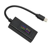 GOWENIC Testeur USB Professionnel, Mesure Précise du Temps de Tension de Courant USB C, Compteur C Bidirectionnel 4-30 V 0-6,5 A avec écran LCD Couleur pour Charge Rapide QC PD VOOC