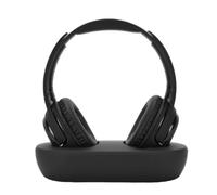 GOWENIC TV Wireless Headphones Bluetooth Low Latency Stereo Set | Conception supra-auriculaire, configuration Plug and Play, base de chargement incluse, pour les personnes âgées du cinéma